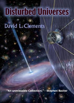 Cover of the book Disturbed Universes by Ian Whates, Adam Roberts, Hal Duncan, Donna Scott, Rosanne Rabinowitz, Chaz Brenchley, Sarah Singleton, Paul Melhuish, Andy West, Andrew Hook, Neil K. Bond