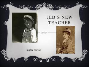 Cover of Jeb's New Teacher