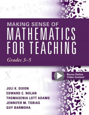 Book cover of Making Sense of Mathematics for Teaching Grades 3-5