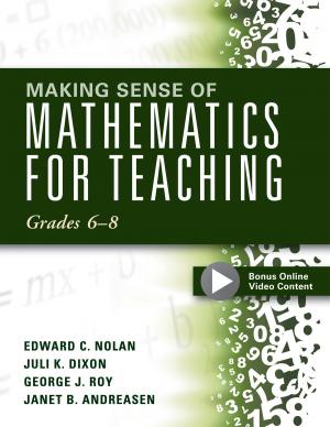 Cover of Making Sense of Mathematics for Teaching Grades 6-8