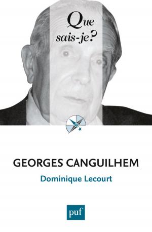 Cover of the book Georges Canguilhem by Jean-Claude Sperandio, Marion Wolff