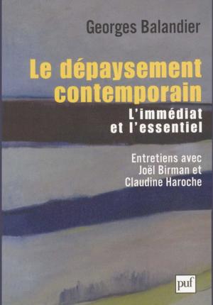 Book cover of Le dépaysement contemporain