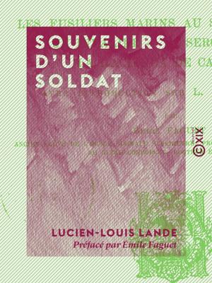 Cover of the book Souvenirs d'un soldat by Émile Boutmy, Ernest Vinet