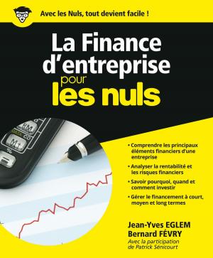 Book cover of La Finance d'entreprise pour les Nuls