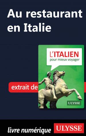 Cover of the book Au restaurant en Italie (Guide de conversation) by Jonathan Gaudet