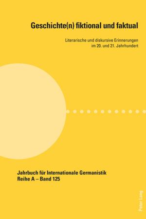Cover of Geschichte(n) fiktional und faktual