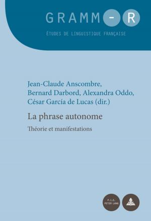 Cover of the book La phrase autonome by Maria Chiara Janner