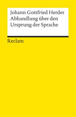 Cover of the book Abhandlung über den Ursprung der Sprache by Reiner Poppe
