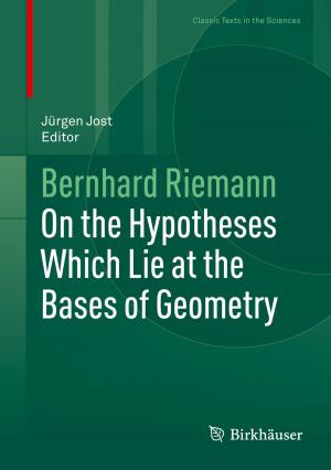 Cover of the book On the Hypotheses Which Lie at the Bases of Geometry by Xingcun Colin Tong