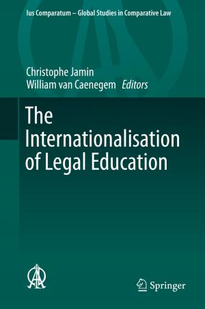 Cover of the book The Internationalisation of Legal Education by Poonam Kanwar, Amita Pandey, Girdhar K. Pandey