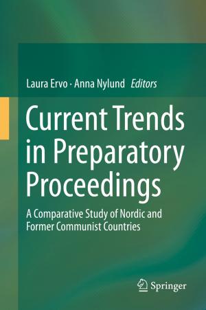 Cover of the book Current Trends in Preparatory Proceedings by Adam Nahum