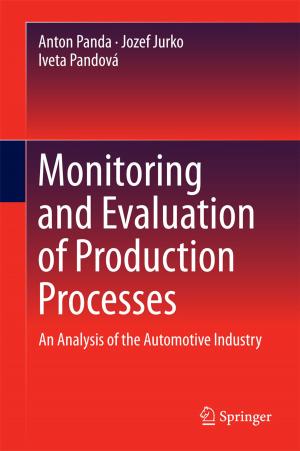 Cover of the book Monitoring and Evaluation of Production Processes by Jenny Presto, Jan Johansson