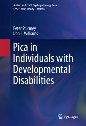 Cover of the book Pica in Individuals with Developmental Disabilities by Eva-Kathrin Ehmoser-Sinner, Cherng-Wen Darren Tan