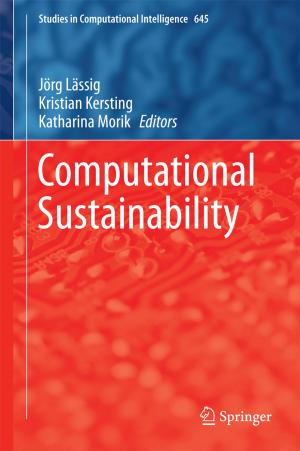 bigCover of the book Computational Sustainability by 