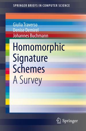 Cover of the book Homomorphic Signature Schemes by Nurudeen A. Oladoja, Emmanuel I. Unuabonah, OMOTAYO S. AMUDA, Olatunji M. Kolawole