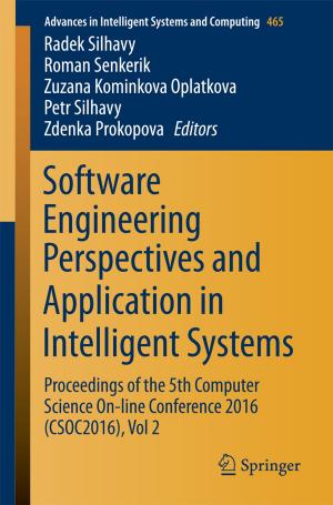 Cover of the book Software Engineering Perspectives and Application in Intelligent Systems by Arkady Tsinober