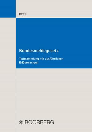 Cover of the book Bundesmeldegesetz by Christoph Keller