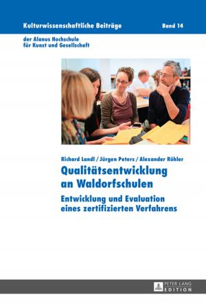Cover of the book Qualitaetsentwicklung an Waldorfschulen by Deo John Nangela