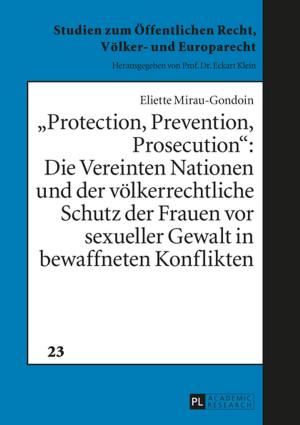 Cover of the book «Protection, Prevention, Prosecution»: by Philipp Gergen