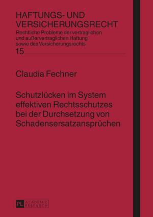 Cover of the book Schutzluecken im System effektiven Rechtsschutzes bei der Durchsetzung von Schadensersatzanspruechen by Ryszard Koziolek