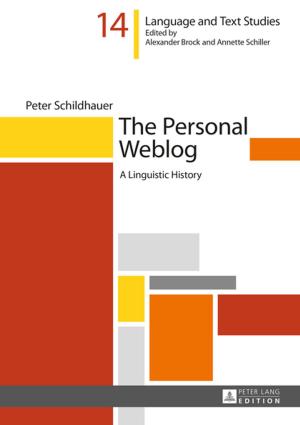 Cover of the book The Personal Weblog by Katarzyna Majbroda