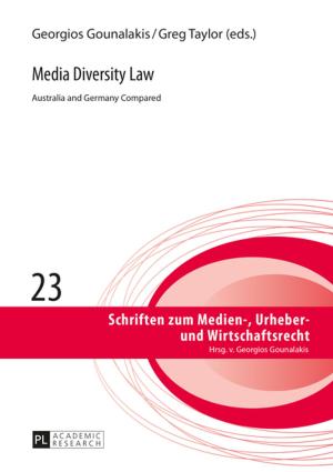 Cover of the book Media Diversity Law by Maurizio Cinquegrani