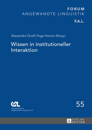 Cover of the book Wissen in institutioneller Interaktion by Frank Tiefenbeck