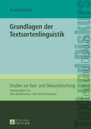 Cover of Grundlagen der Textsortenlinguistik