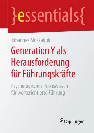 Cover of the book Generation Y als Herausforderung für Führungskräfte by Margherita Biavati