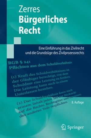 Cover of the book Bürgerliches Recht by Jean J. du Plessis, Bernhard Großfeld, Claus Luttermann, Ingo Saenger, Otto Sandrock, Matthias Casper