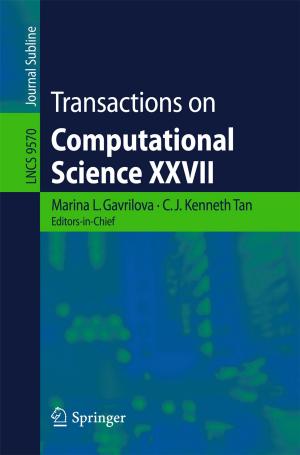 Cover of the book Transactions on Computational Science XXVII by Martin Treiber, Arne Kesting