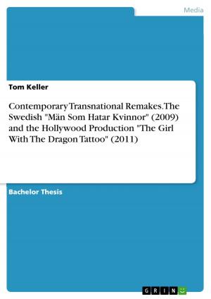 Cover of the book Contemporary Transnational Remakes. The Swedish 'Män Som Hatar Kvinnor' (2009) and the Hollywood Production 'The Girl With The Dragon Tattoo' (2011) by Jürgen Johannes Platz