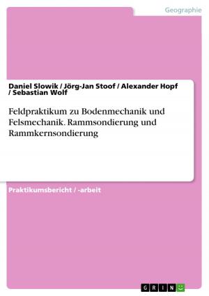 Book cover of Feldpraktikum zu Bodenmechanik und Felsmechanik. Rammsondierung und Rammkernsondierung