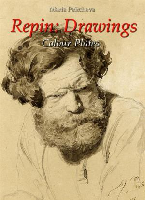 Book cover of Repin: Drawings Colour Plates