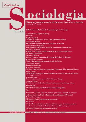 Cover of the book Sociologi a Chicago, una “Scuola”, una comunità scientifica by Luca Fiorentino