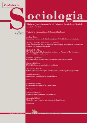 Cover of the book L'individualismo metodologico e la nascita delle Scienze Sociali by Michele Ercolini