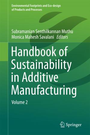 Cover of the book Handbook of Sustainability in Additive Manufacturing by Shaocong Hou