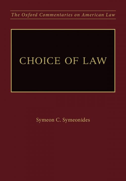 Cover of the book Choice of Law by Dean Symeon C. Symeonides, Oxford University Press