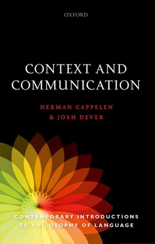 Cover of the book Context and Communication by Herman Cappelen, Josh Dever, OUP Oxford