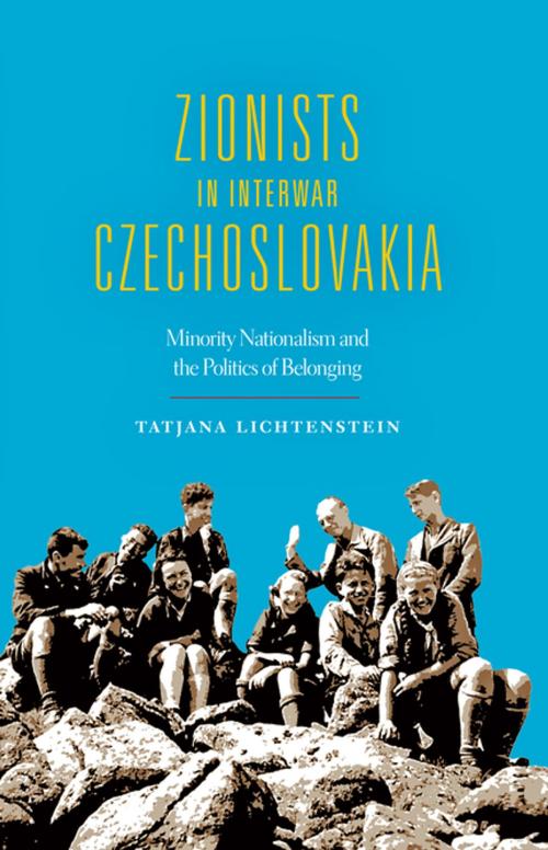 Cover of the book Zionists in Interwar Czechoslovakia by Tatjana Lichtenstein, Indiana University Press