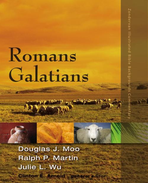 Cover of the book Romans, Galatians by Douglas  J. Moo, Ralph P. Martin, Julie Wu, Clinton E. Arnold, Zondervan Academic