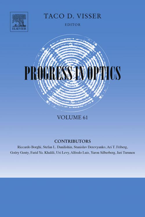 Cover of the book Progress in Optics by Taco Visser, Elsevier Science