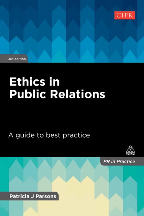 Cover of the book Ethics in Public Relations by Patricia J Parsons, Kogan Page