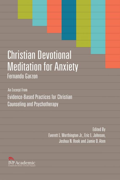 Cover of the book Christian Devotional Meditation for Anxiety by Fernando Garzon, InterVarsity Press