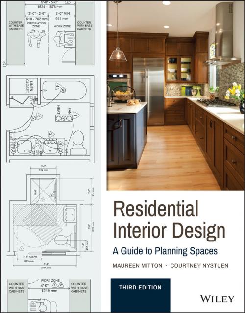 Cover of the book Residential Interior Design by Maureen Mitton, Courtney Nystuen, Wiley