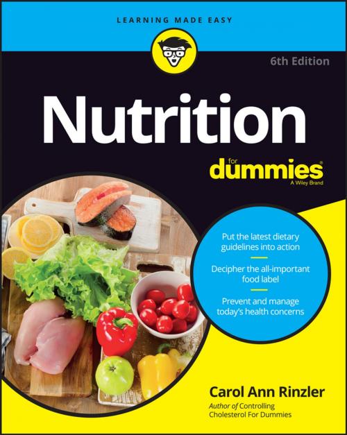 Cover of the book Nutrition For Dummies by Carol Ann Rinzler, Wiley