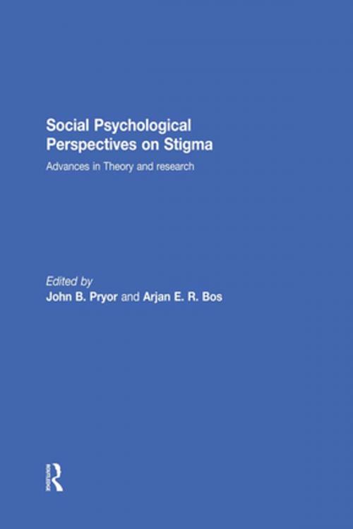 Cover of the book Social Psychological Perspectives on Stigma by , Taylor and Francis