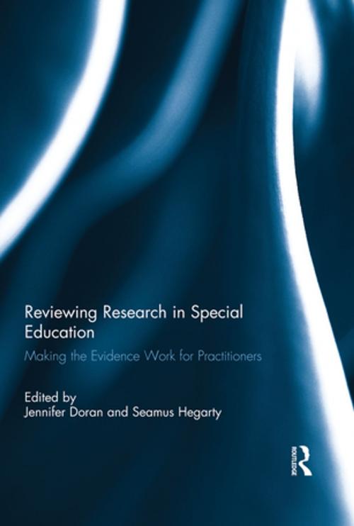 Cover of the book Reviewing Research in Special Education by , Taylor and Francis