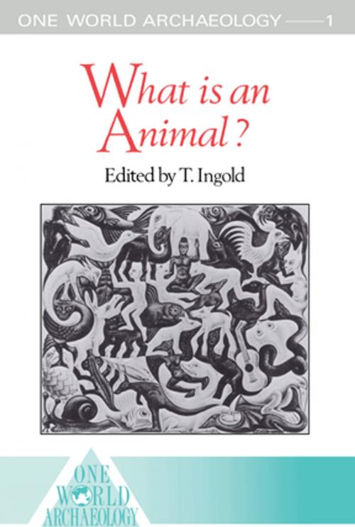 Cover of the book What is an Animal? by , Taylor and Francis