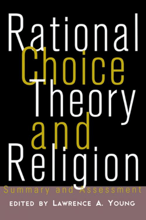 Cover of the book Rational Choice Theory and Religion by , Taylor and Francis